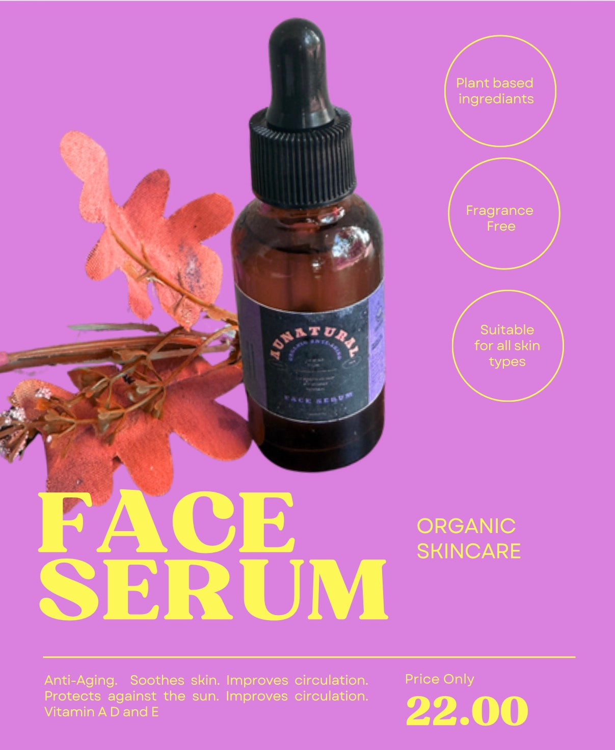 Face serum 2oz